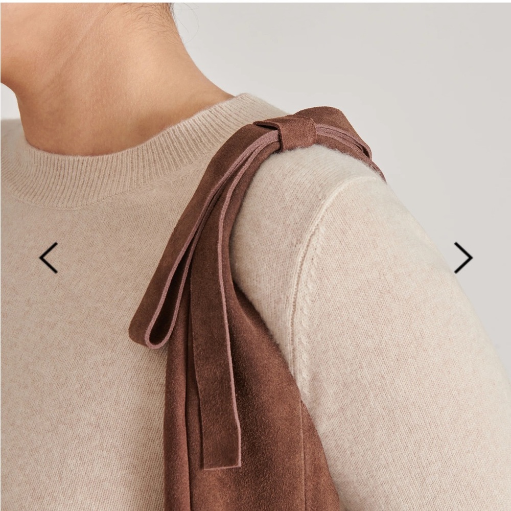 Dolce Vita Marie Chocolate Suede Tote - Picture 2 of 9